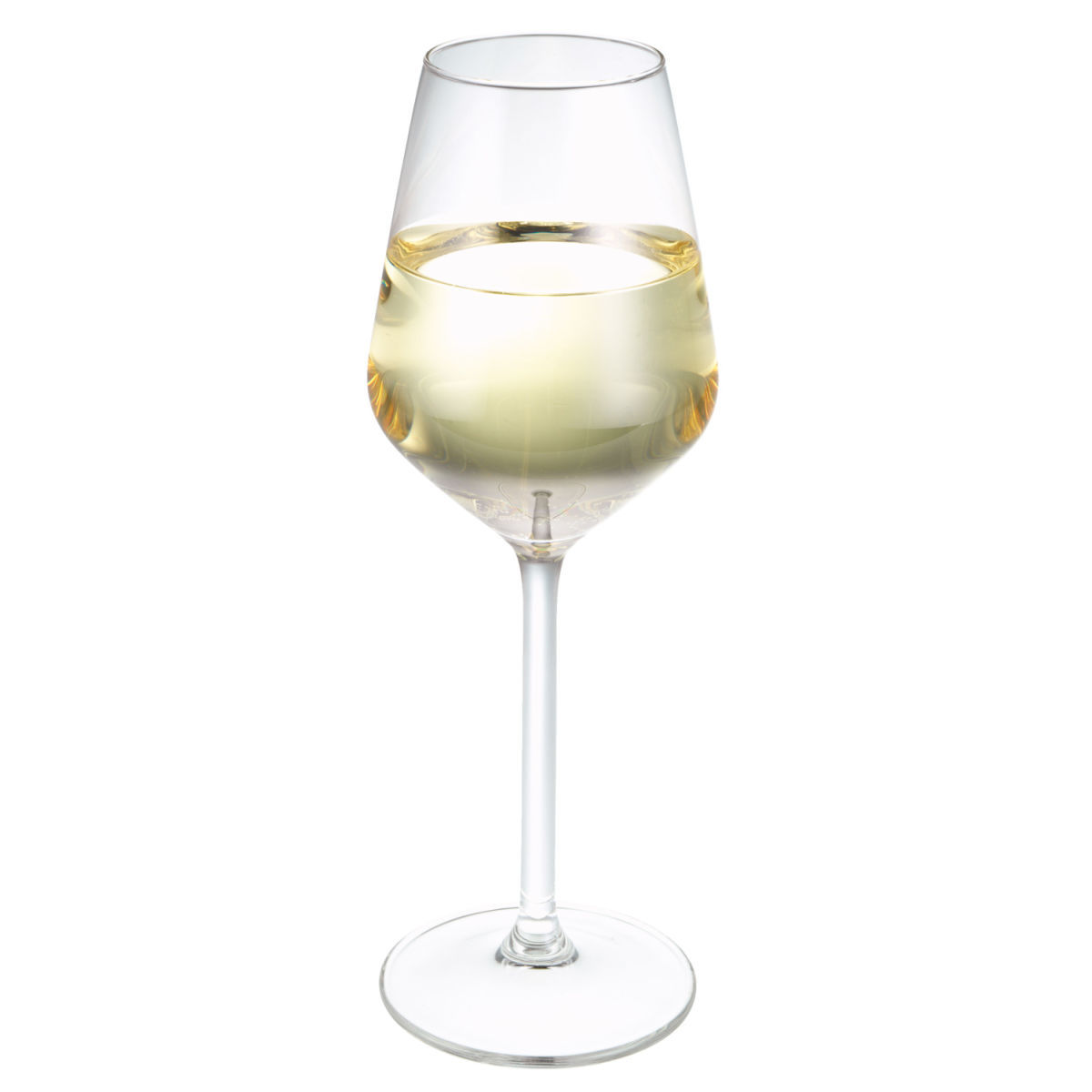 Royal leerdam Witte wijnglas Carré met vulstreepje; 380ml, 5.8x21.7 cm (ØxH); transparant; 0.1 l & 0.2 l vulstreepje, 6 stuk / verpakking