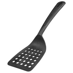 Westmark Spatel Gentle met groot, geperforeerd schepvlak; 31x9.3x3.5 cm (LxBxH); zwart