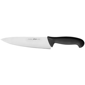 Vega Koksmes Messina; Lemmetlengte 20 cm, 33 cm (L); zwart/zilver