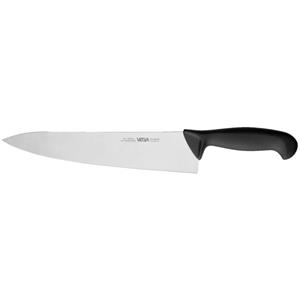 Vega Koksmes Messina; Lemmetlengte 25 cm, 38 cm (L); zwart/zilver