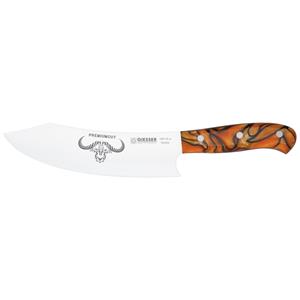 Giesser Koksmes PremiumCut Chefs No.1; Lemmetlengte 20 cm; oranje/zilver