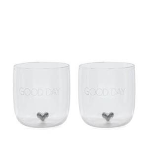 Rivièra Maison Riviera Maison Waterglazen set - Good Day Glass M - 2 stuks