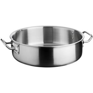 Vega Braadpan Livonia; 7000ml, 32x10 cm (ØxH); zilver; rond