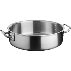 Vega Braadpan Livonia; 11000ml, 36x11 cm (ØxH); zilver; rond