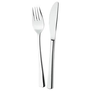 PULSIVA Voordeelpak bestek Linz; zilver, Handvat zilver; 72 stuk / verpakking