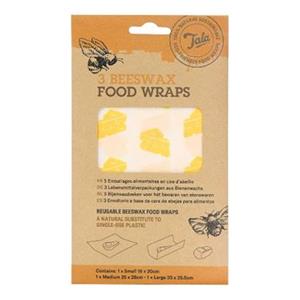 Tala  Bijenwas Wrap, Set van 3 Stuks, Cheese - 