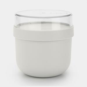 Brabantia Make & Take Yoghurtbeker to Go 0,5 L - Kunststof - Light Grey