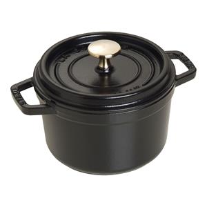 Staub La Cocotte Cocotte 16 cm / 1,25 l, Rond, Zwart - La Cocotte - Staub