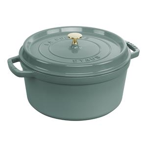 Staub La Cocotte Cocotte 28 cm / 6,75 l, Rond, eucalyptus - La Cocotte - Staub