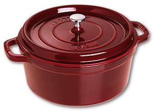 Staub Cocotte 28 cm / 6,75 l, Rond, Grenadine rood - La Cocotte - 