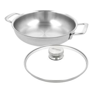 Demeyere Multifunction 7 Koekenpan met glazen deksel 24 cm - Multifunction 7 - Demeyere