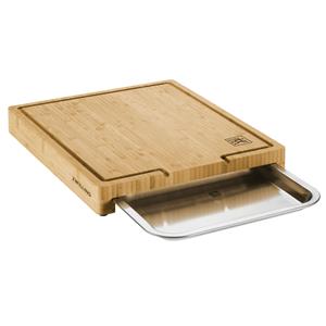 ZWILLING BBQ+ Snijplank Met lade 39 cm x 30 cm, Bamboe - BBQ+ - ZWILLING