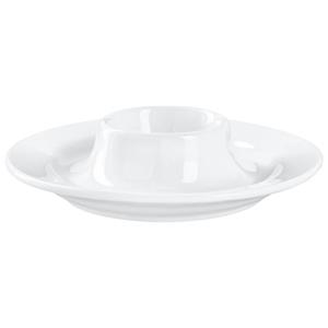 PULSIVA Eierdopje Casa; 12.5x3 cm (ØxH); wit; rond; 6 stuk / verpakking