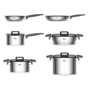 WOLL Topf-Set "Concept", Edelstahl 18/10, (Set, 10 tlg.), Induktion