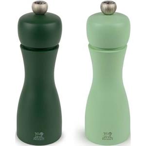 Peugeot Peper- en zoutmolenset Tahiti; 15 cm (H); mintgroen/mosgroen