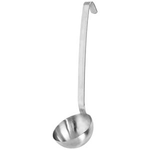 PULSIVA Soeplepel Valuo korte steel; 250ml, 10x35 cm (ØxL); zilver