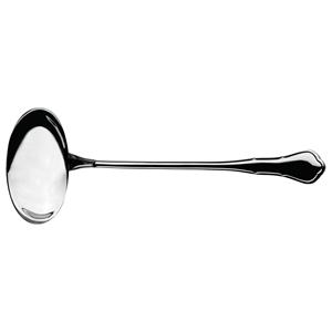 Vega Soeplepel Chippendale; 100ml, 27 cm (L); zilver, Handvat zilver