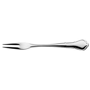 Serveervork Chippendale; 18 cm (L); zilver, Handvat zilver