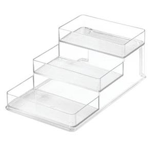 IDesign  Kruiden Organizer, 15.2 x 26.2 x 10.2 cm, Kunststof, Transpa