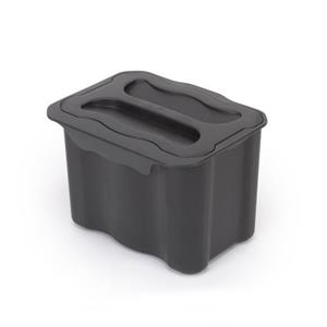 EMUCA Recycle Prullenbak Voor Deurhanger En Afvalverzameling Recycle, 1 X 5 Liter Beker, Met Deksel