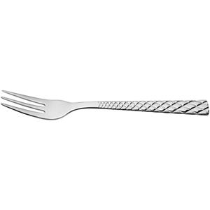 Pizza-/Steakvork Brilio; 21.3 cm (L); zilver, Handvat zilver; 12 stuk / verpakking