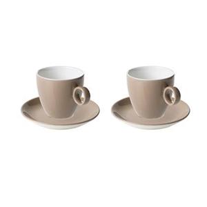 Maastricht Porselein Koffieset Bart Colour 17cl Bruin 2 stuk(s)