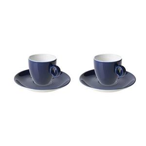 Maastricht Porselein Koffieset Bart Colour 17cl Blauw 2 stuk(s)