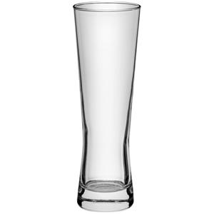 Borgonovo Weizenbierglas Monaco; 385ml, 6.8x20.7 cm (ØxH); transparant; 0.3 l vulstreepje, 6 stuk / verpakking