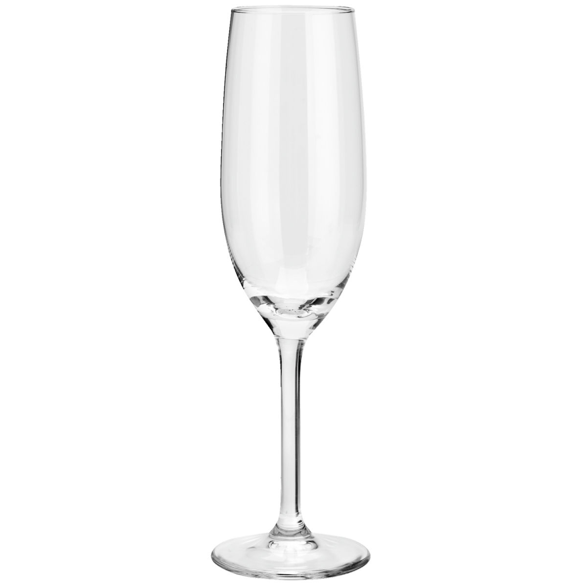 Vega Champagneglas l'Esprit met vulstreepje; 220ml, 4.6x21.4 cm (ØxH); transparant; 0.1 l vulstreepje, 6 stuk / verpakking