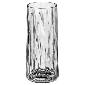 Koziol Longdrinkglas Collins Club No. 3  Superglas II; 290ml, 6.5x14.9 cm (ØxH); lichtgrijs/transparant; 0.25 l vulstreepje, 10 stuk / verpakking