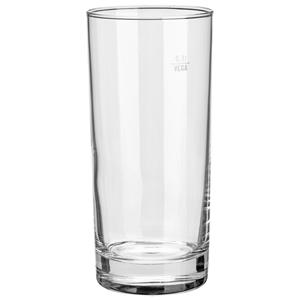 Vega Glazen Tina; 380ml, 6.8x14.9 cm (ØxH); transparant; 0.3 l vulstreepje, 12 stuk / verpakking