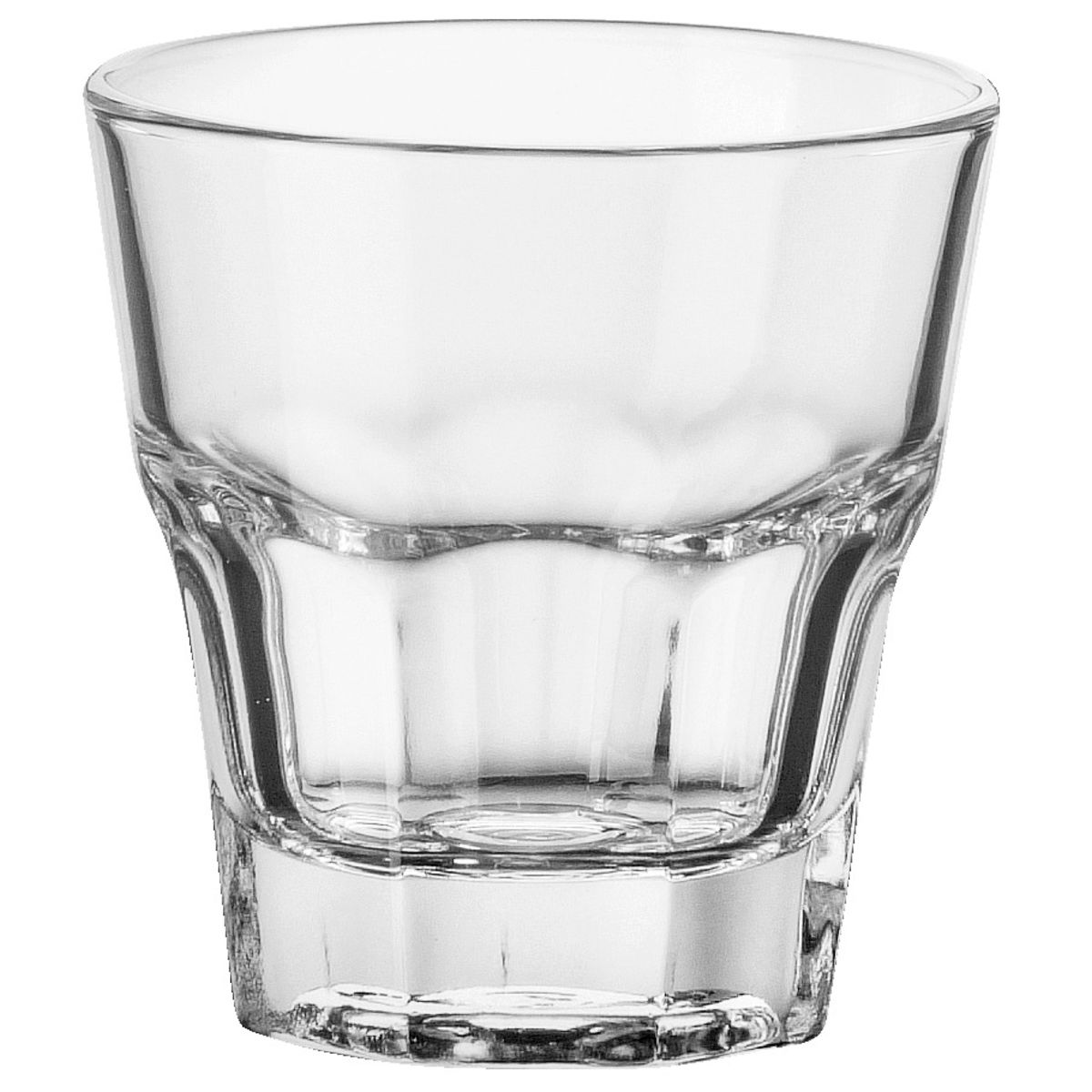 Pasabahçe Universeel glas Casablanca V-Block stapelbaar; 140ml, 7x7.6 cm (ØxH); transparant; 12 stuk / verpakking