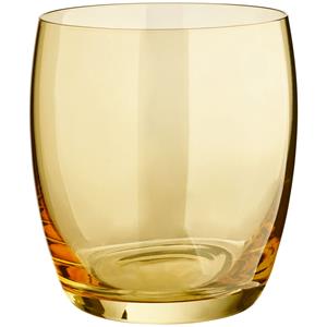 Vega Glas Amantea Crystal; 450ml, 8.2x9.9 cm (ØxH); mosterd; 6 stuk / verpakking