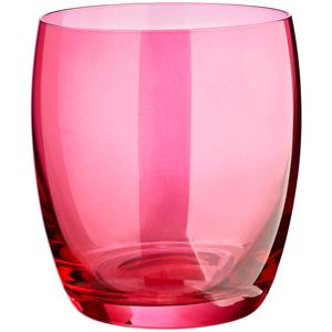 Vega Glas Amantea Crystal; 450ml, 8.2x9.9 cm (ØxH); oudroze; 6 stuk / verpakking