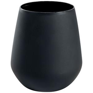 Vega Waterglas Elanie; 420ml, 6.5x10 cm (ØxH); zwart; 6 stuk / verpakking