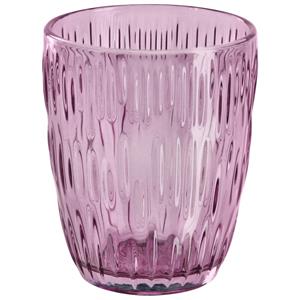 Vega Waterglas Kalea; 280ml, 8x9.8 cm (ØxH); lila; 6 stuk / verpakking