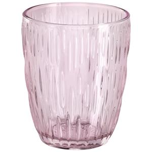 Vega Waterglas Kalea; 280ml, 8x9.8 cm (ØxH); rosa; 6 stuk / verpakking