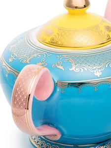 POLSPOTTEN Theepot met print (700 ml) - Blauw