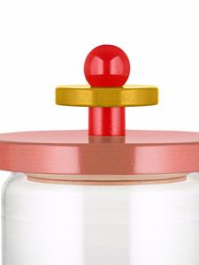 Alessi Glazen pot - Rood