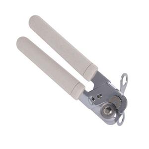 Keukengerei blikopener - Excellent - RVS en kunststof - taupe - 20 cm -