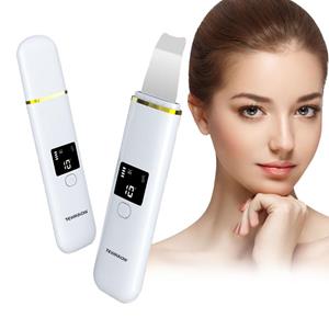 TEWIRROW Upgraded Ultrasone Facial Scrubber Face Exfoliator Skin Scrubber Pore Cleaner Skin Care Tool met een USB-oplader