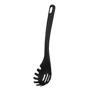 Pasta opscheplepel - zwart - kunststof - 30 cm - Keukengerei -
