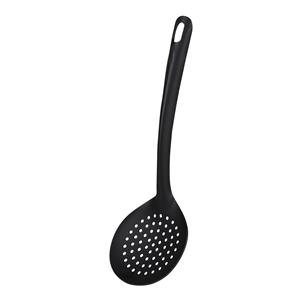 Schuimspaan opscheplepel - zwart - kunststof - 30 cm - Keukengerei -