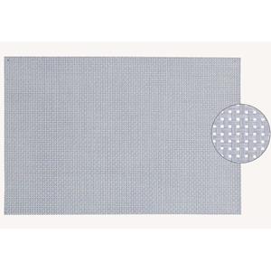 Merkloos 1x Rechthoekige placemats grijs/lila paars kunststof 45 x 30 cm -