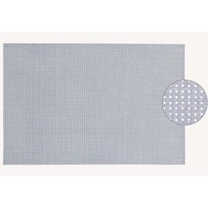 1x Rechthoekige placemats grijs/lila paars kunststof 45 x 30 cm -