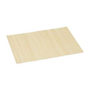 Cepewa Rechthoekige bamboe placemat beige 30 x 45 cm -