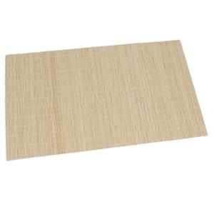 Secret de Gourmet placemats Bamboe - 1x - 30 x cm - naturel - gevlochten -