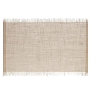 Secret de Gourmet Rechthoekige placemat uni lichtbruin jute 45 x 30 cm -