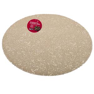 Gerimport Ronde Placemats goud met diameter cm -