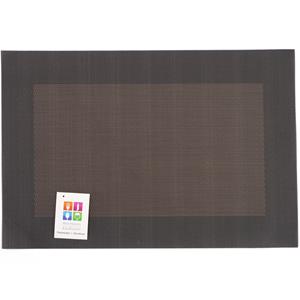 Merkloos Placemats Hampton - 1x - bruin - PVC - 30 x 45 cm -